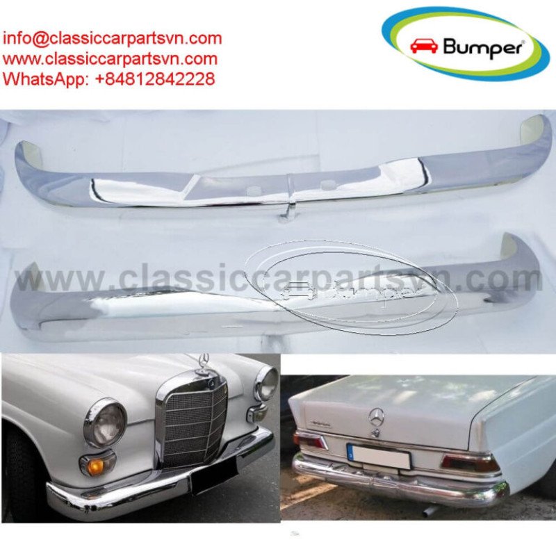 Mercedes W110 EU Style Fintail (1961 – 1968) Bumpers